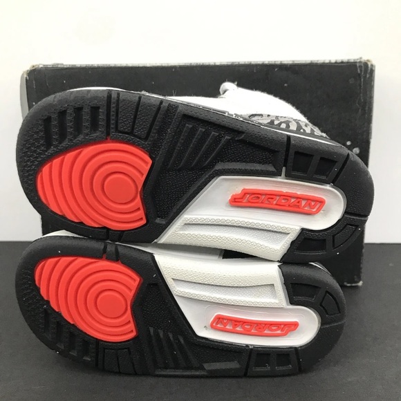 Nike Air Jordan 3 Retro BT ‘Infrared Cement’ 832033-123 (Size 6C) - Picture 7 of 9